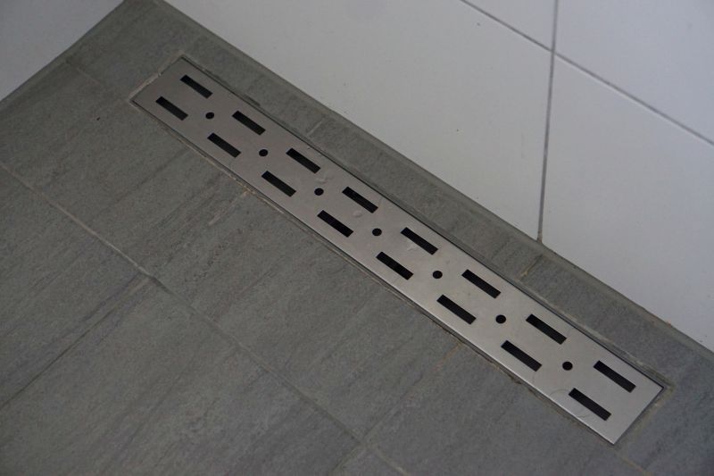 Shower with Linear Drain